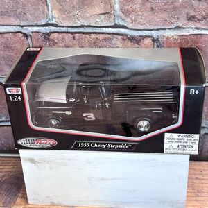 Motor Max 1955 Chevy Stepside Dale‎ Earnhardt #3 1/24 scale Die-cast SEALED NRFP